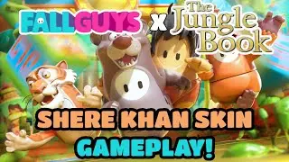 FALL GUYS: SHERE KHAN SKIN GAMEPLAY!