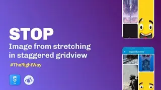 Stop Image from stretching in staggered gridview #therightway #sketchware #appdesign #appdevelopment