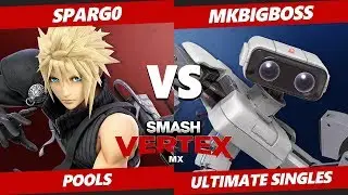 Smash Vertex Pools - XTR | Spargo (Cloud) Vs. AAA MkBigBoss (ROB) Smash Ultimate - SSBU