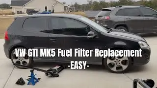Volkswagen GTI MK5 Fuel Filter Replacement (EASY)