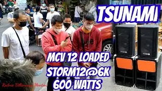 TSUNAMI STORM12@6K/MCV12 SAKTO TALAGA PANG BAHAY/CA4 IMIX POWER AMPLIFIER 250W RMS X2.