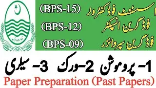 Food Controller/Supervisor/Inspector Salary- Work- Promotion- Paper Preparation(Past Papers)