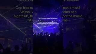 Vegas Promoter Tip: When Alesso is in Vegas don&rsquo;t miss the free event ! #alesso #freeentry #vegas