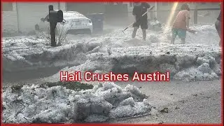 Hail as Big as Baseballs! Austin&rsquo;s Storm Nightmare Caught on Camera
