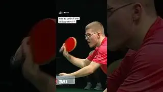 Alexis Lebrun serving up the iconic lollipop serve 🍭⏪ #ITTFWorlds2025 #TableTennis