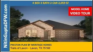 The Preston Plan SMASHES Other New Construction Homes in Lavon TX | Meritage Homes Trails of Lavon