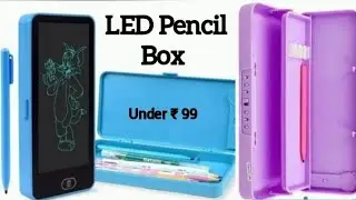 Kidzz New  LED Pencil Box Unboxing and Review #onlineshopping #kids #stationary