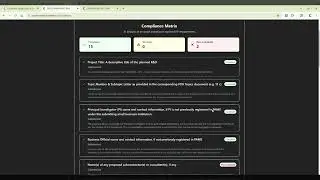 CROSSLINKER Compliance & proposal grading