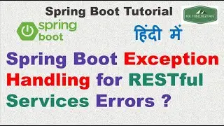 Spring Boot Exception Handling for RESTful Services Errors ? | Spring Boot Tutorial in Hindi