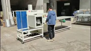 JBJ-7-740 CE certificate auto rolling packing machine for topper mattress sleeping quilt comforter