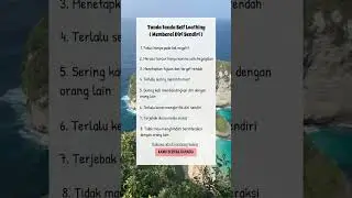 Tanda-Tanda Self Loothing(Membenci Diri Sendiri)⁉️ #fypp #fypシ #fypage #fypシ゚viral #psikologi