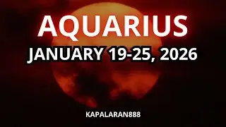 PERFECT TIME PARA MAGEXPLORE! AQUARIUS JANUARY 19-25, 2026 WEEKLY TAGALOG TAROT #KAPALARAN888