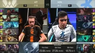 VIT vs H2K W6D1 EU LCS Spring Split S6 ~ Vitality vs H2K Week 6 Day 1 EU LCS Spring Split 2016