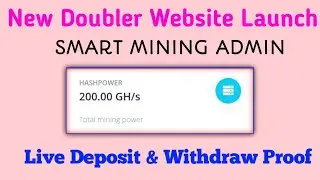 tron-miner.pro new doubler website launch | SMART MINING ADMIN | Trx Doubler Sites
