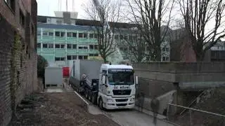 RWTH Aachen: Einbringen der Betonstation