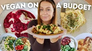 Vegan meals on a budget | what I eat in a few days 🐝