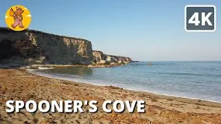 4K Montana de Oro State Park Walking Tour | Spooner's Cove | 🔊 Binaural Sound