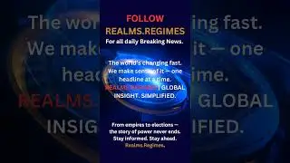 #breakingnews Follow Realms and Regimes to stay updated.