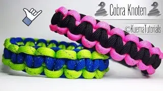Paracord - einfaches Anf&auml;nger Armband / Corba Knoten