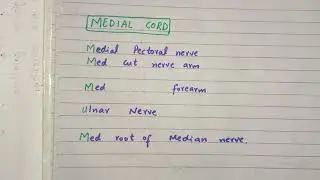 mnemonic to remember medial cord of brachial plexus
