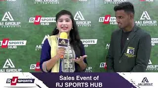 Mr. Amanullah Memon share reviews about Sales Event of RJ Sports Hub.