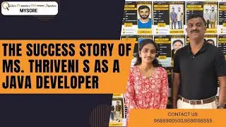 The success story of Ms. Thriveni S as a Java Developer.