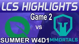FLY vs IMT Highlights Game 2 LCS Summer 2024 Highlights FlyQuest vs Immortals by Onivia