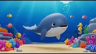 Whale Breathing Boogie | kids nursery rhymes | Baby Song, Fun Ocean Animal Cartoon 🐋🎵