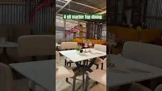 Marble Top dining available #dining #diningtable #marblediningtable