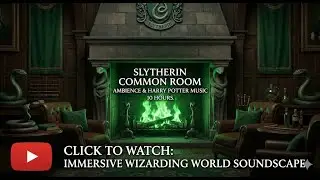 CALM SLYTHERIN FIREPLACE ASMR
