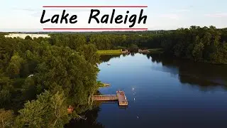 Exploring Lake Raleigh in North Carolina || drone footage