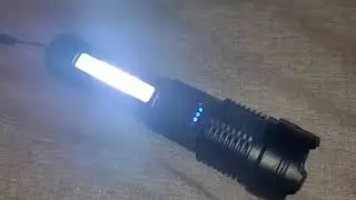 Mocna latarka LED z TEMU - kr&oacute;tka prezentacja [ Ondziu ]