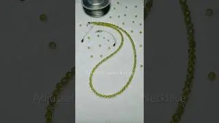 How to make a diy beautiful gemstone necklace? #jewelry #diyjewelry #gemstone
