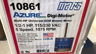 Mars azure 10861 universal replacement ecm motor