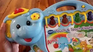 vTech Touch and Teach Interactive Elephant Book FULL Demonstration