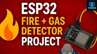 ESP32 Fire & Gas Detector | Flame + Gas Sensor Project | DIY Safety System