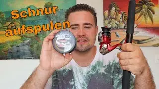 Schnur selber aufspulen f&uuml;r Anf&auml;nger auf die Rolle zum Angeln