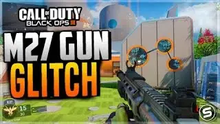 HOW TO USE M27 ON BLACK OPS 3 GLITCH SECRET WEAPON ON BO3!