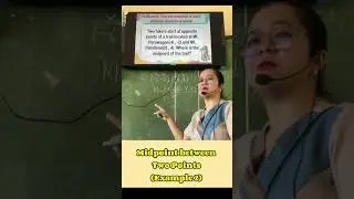 Midpoint between Two Points (Example 2) #Maampagayon