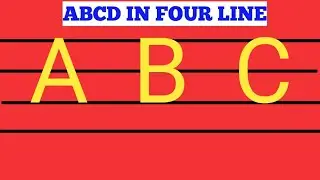 ABCD writing in four line, abc writing video for kids writing practice, abc learning video
