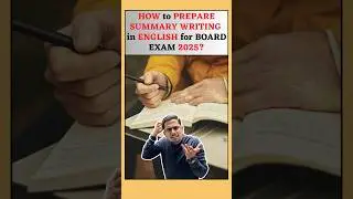 3 STEPS for SUMMARY WRITING!!!| #youtubeshorts #class10 #boardexam2025 #summarywriting