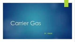 Carrier gases in Gas chromatography
