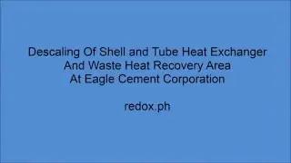 Descaling Process At Eagle Cement Corporation