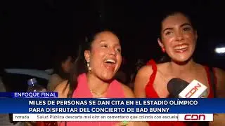 Miles de personas se dan cita en el Estadio Ol&iacute;mpico para disfrutar del concierto de Bad Bunny
