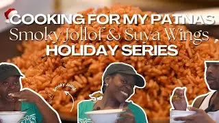 Cooking for My Patnas: Episode 1 | Smoky Jollof & Suya Wings with Rosebeth  & Wash🍴✨ Full Episode