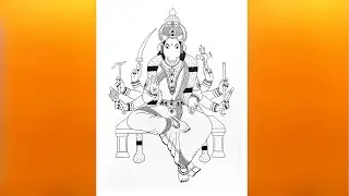 How to draw Varahi amman drawing | how to draw varahi amman drawing | varahi amman pencil drawing
