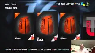 Madden 16 MUT Ultimate Freeze Gift Openings- 100+ Badge Pack Opening!!!!!!!!