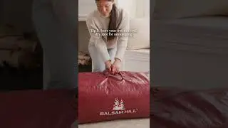 Pack and Store Your Christmas Tree Like a Pro 🎄✨#balsamhillcanada