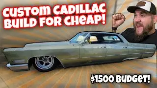BUILDING THE BADDEST CUSTOM CADILLAC EVER ON A BUDGET!  ABANDONED 67 CADDY GETS FULL HOT ROD BUILD!