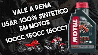 [VALE A PENA] USAR OLEO 100% SEMISSINTETICO EM MOTOS DE BAIXA CILINDRADA